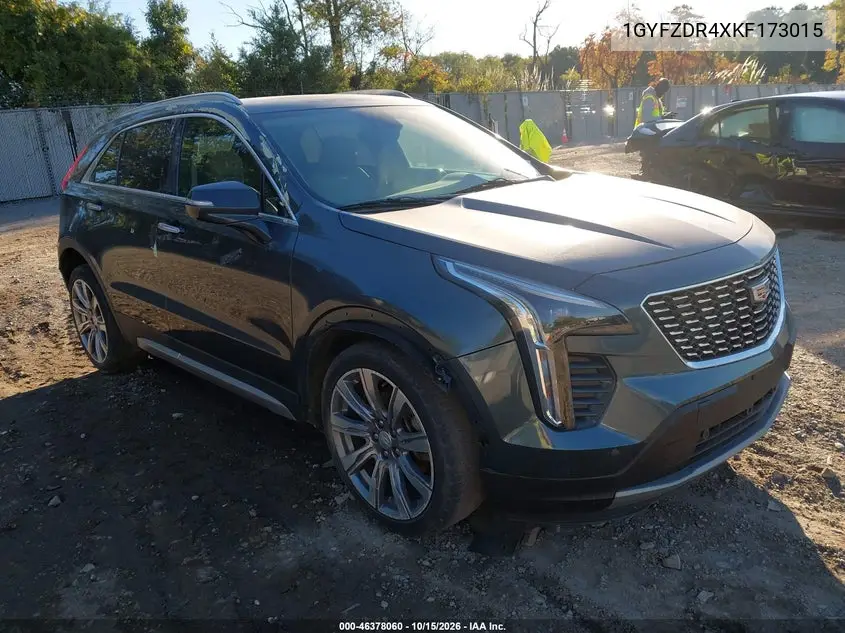 CADILLAC XT4 2019, VIN 1GYFZDR4XKF173015