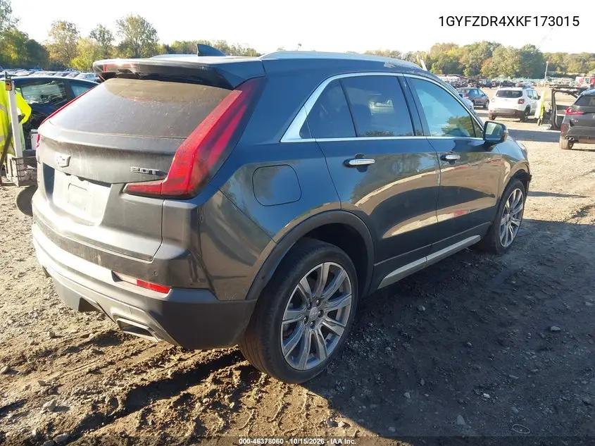 2019 CADILLAC XT4 VIN 1GYFZDR4XKF173015 — фото 4