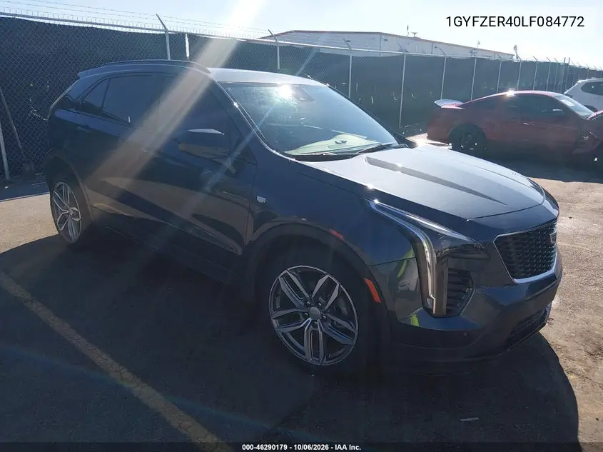 CADILLAC XT4 2020, VIN 1GYFZER40LF084772