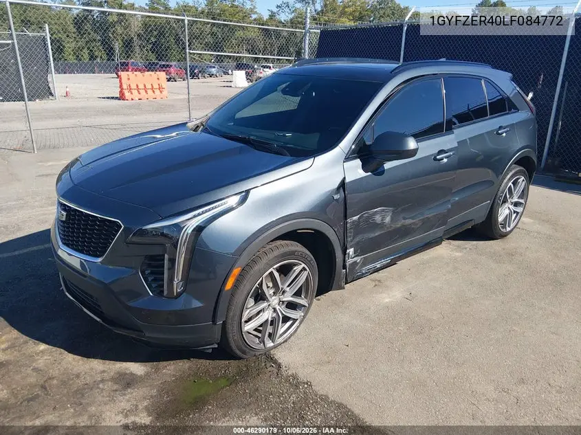 2020 CADILLAC XT4 VIN 1GYFZER40LF084772 — фото 2