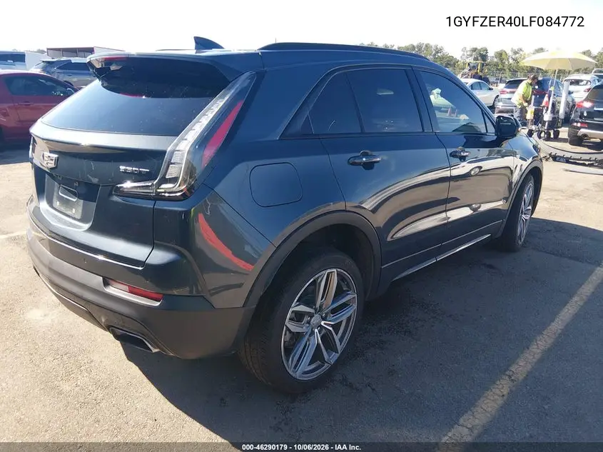 2020 CADILLAC XT4 VIN 1GYFZER40LF084772 — фото 4