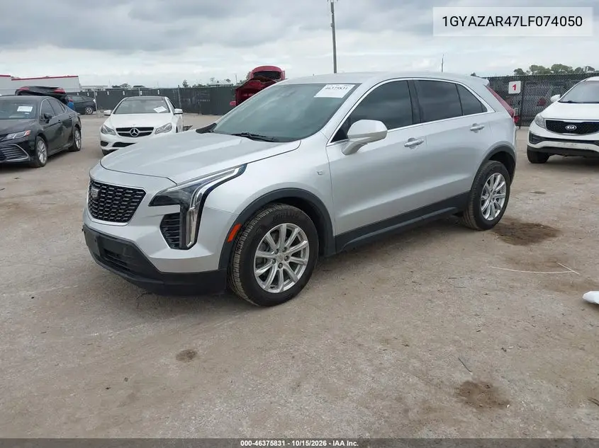2020 CADILLAC XT4 VIN 1GYAZAR47LF074050 — фото 2