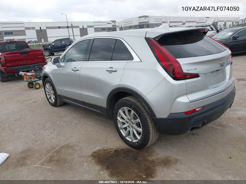 2020 CADILLAC XT4 VIN 1GYAZAR47LF074050 — фото 3
