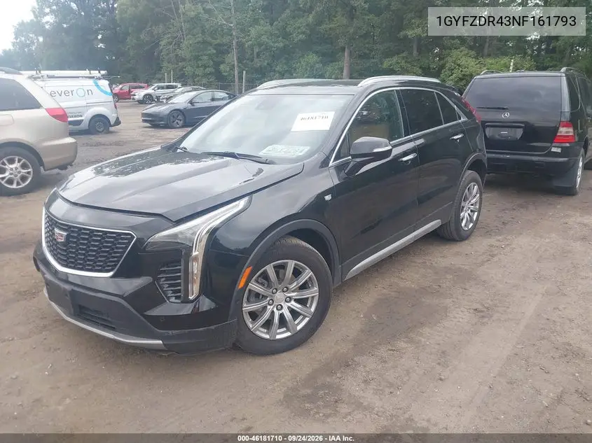 2022 CADILLAC XT4 VIN 1GYFZDR43NF161793 — фото 2