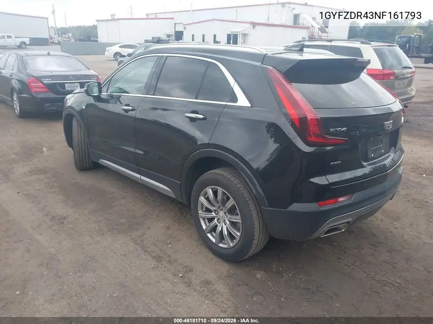 2022 CADILLAC XT4 VIN 1GYFZDR43NF161793 — фото 3