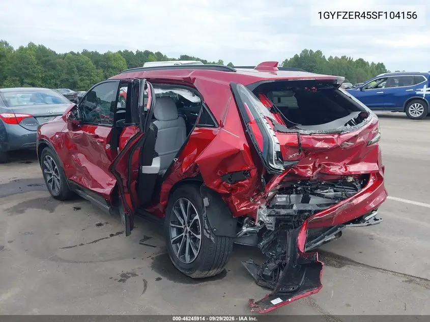 2025 CADILLAC XT4 VIN 1GYFZER45SF104156 — фото 3