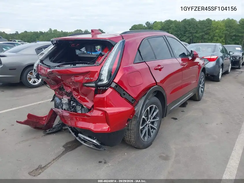 2025 CADILLAC XT4 VIN 1GYFZER45SF104156 — фото 4