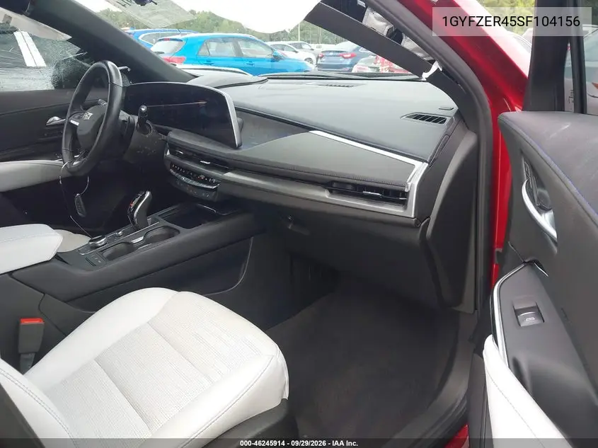 2025 CADILLAC XT4 VIN 1GYFZER45SF104156 — фото 5