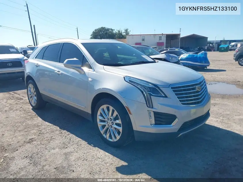 CADILLAC XT5 2017, VIN 1GYKNFRS5HZ133100
