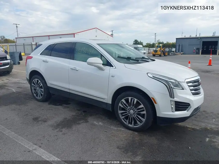 CADILLAC XT5 2017, VIN 1GYKNERSXHZ113418