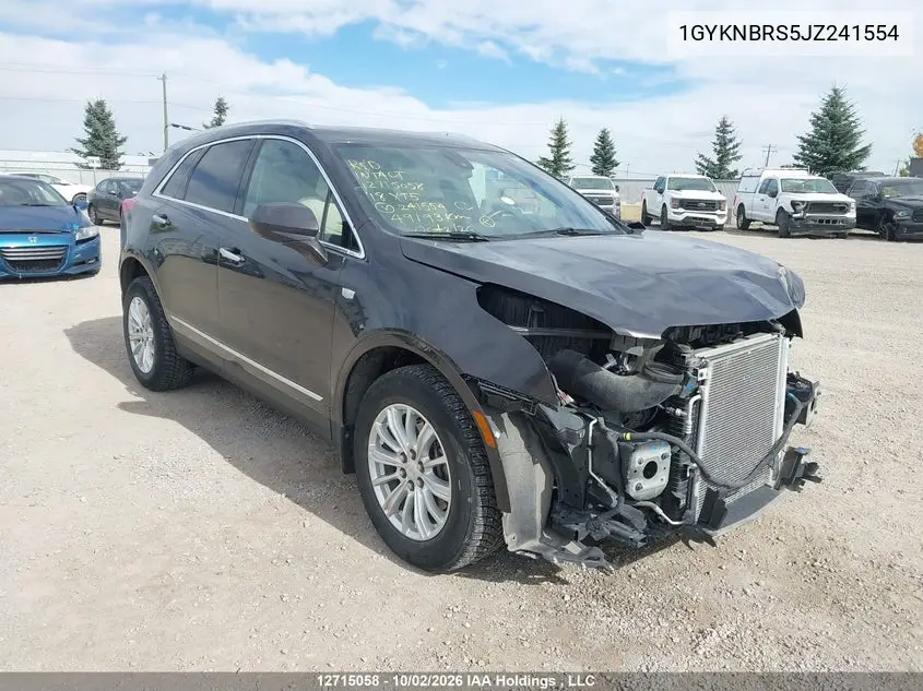 CADILLAC XT5 2018, VIN 1GYKNBRS5JZ241554