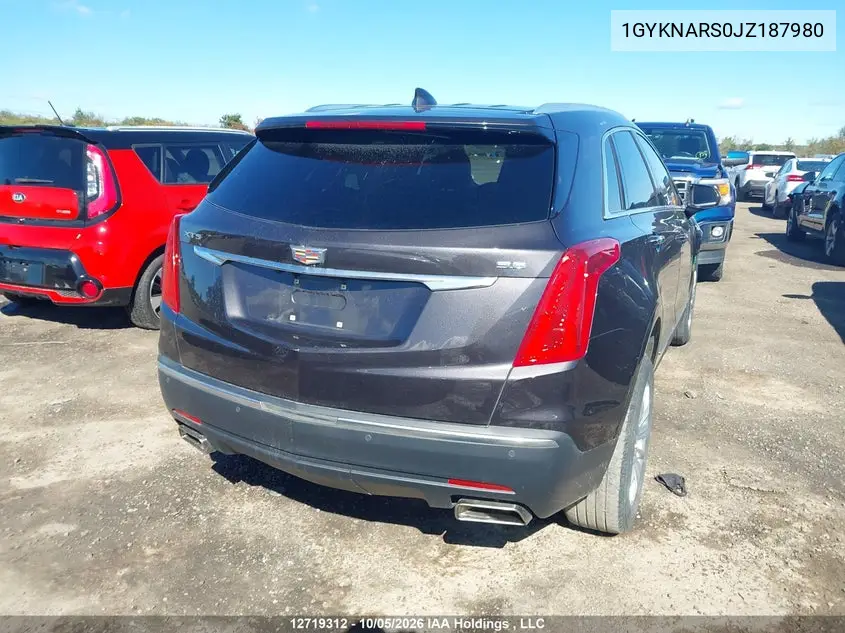 2018 CADILLAC XT5 VIN 1GYKNARS0JZ187980 — фото 4