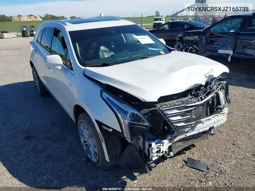 CADILLAC XT5 2018, VIN 1GYKNCRSXJZ165738