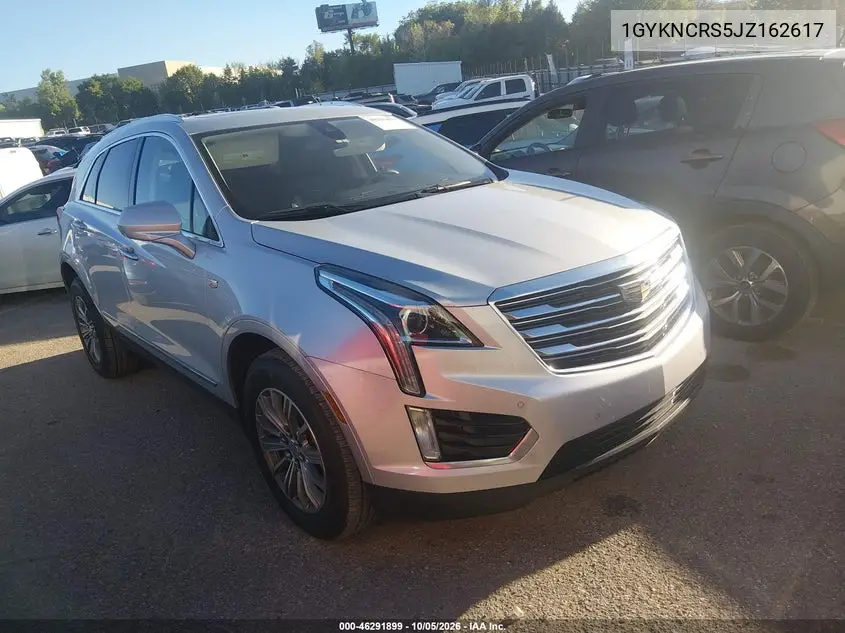 CADILLAC XT5 2018, VIN 1GYKNCRS5JZ162617
