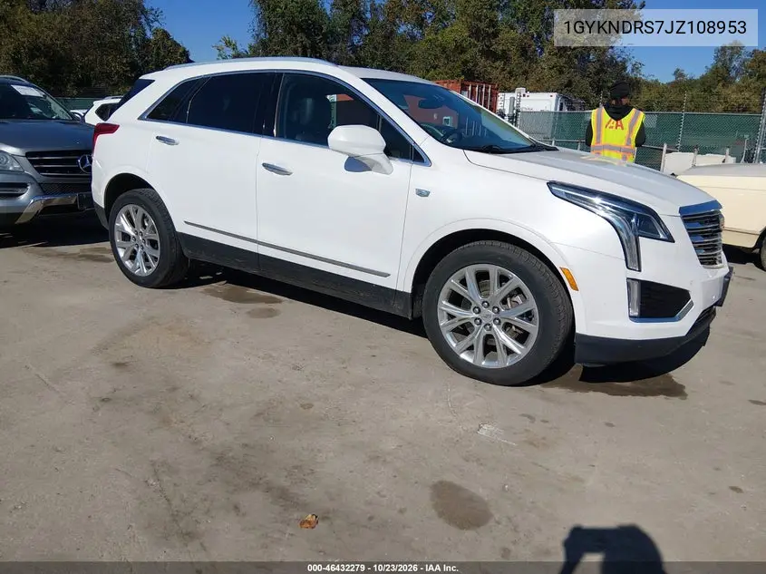 CADILLAC XT5 2018, VIN 1GYKNDRS7JZ108953