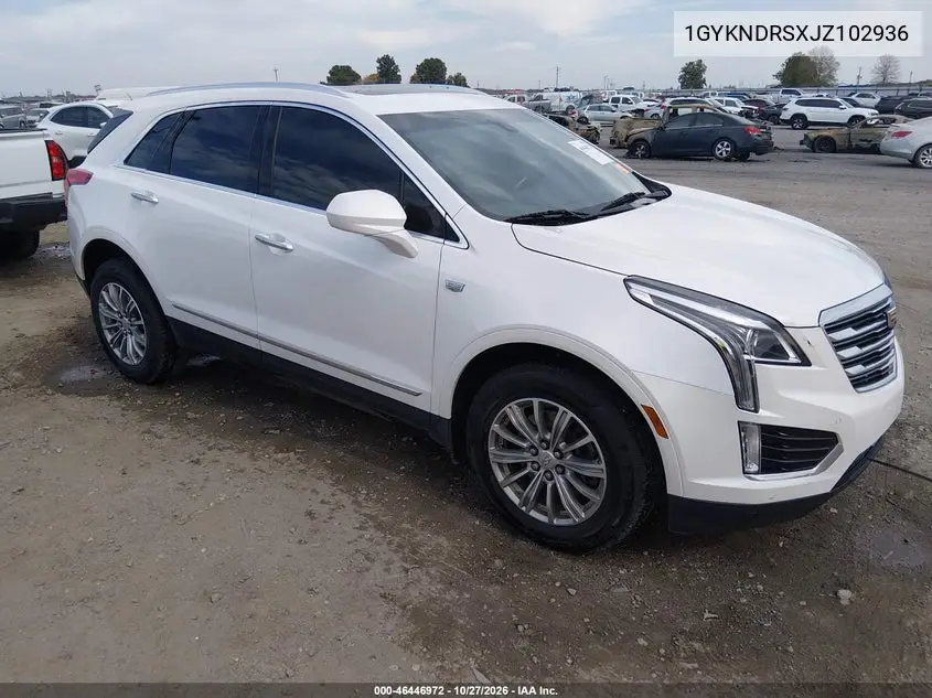 CADILLAC XT5 2018, VIN 1GYKNDRSXJZ102936