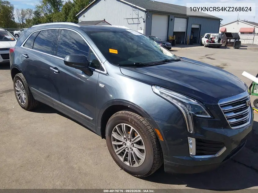 CADILLAC XT5 2019, VIN 1GYKNCRS4KZ268624
