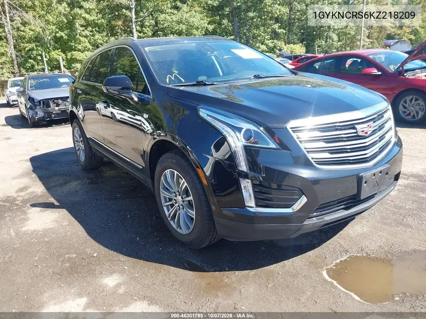 CADILLAC XT5 2019, VIN 1GYKNCRS6KZ218209
