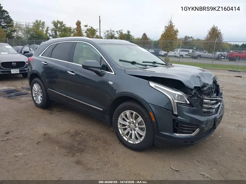 CADILLAC XT5 2019, VIN 1GYKNBRS9KZ160414