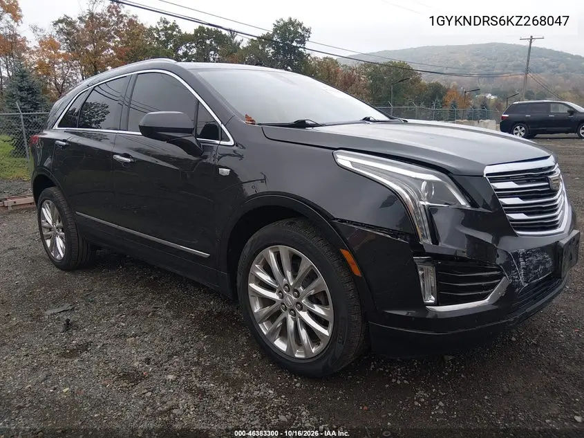 CADILLAC XT5 2019, VIN 1GYKNDRS6KZ268047