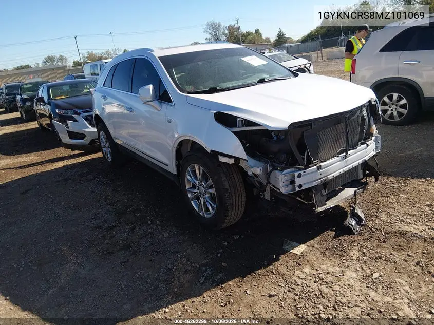 CADILLAC XT5 2021, VIN 1GYKNCRS8MZ101069