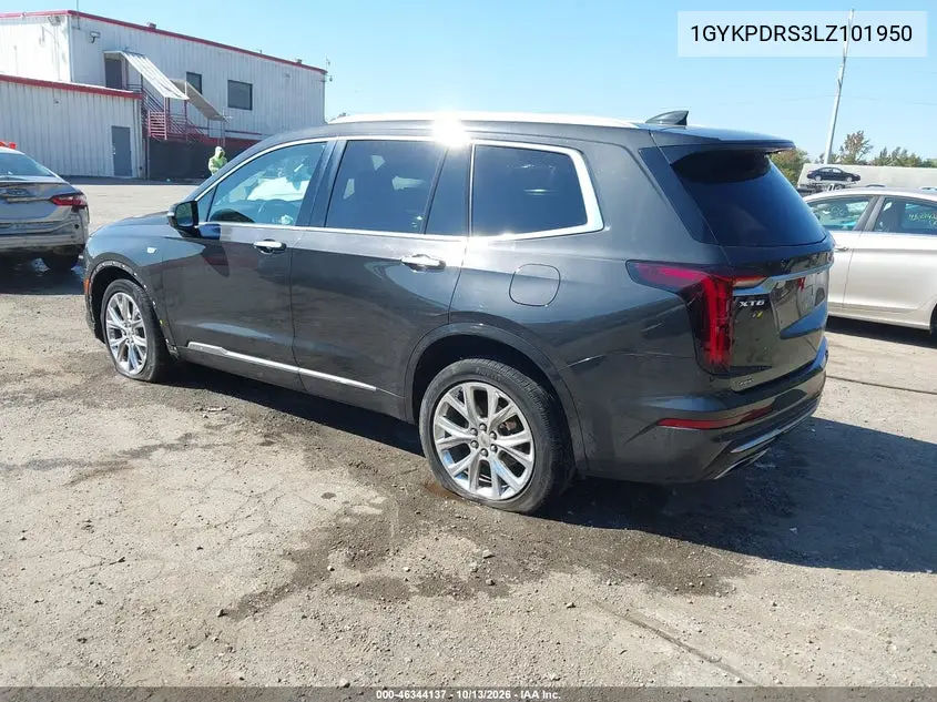 2020 CADILLAC XT6 VIN 1GYKPDRS3LZ101950 — фото 3