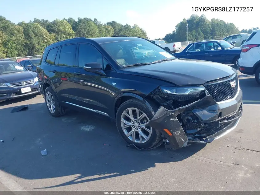 CADILLAC XT6 2020, VIN 1GYKPGRS8LZ177257