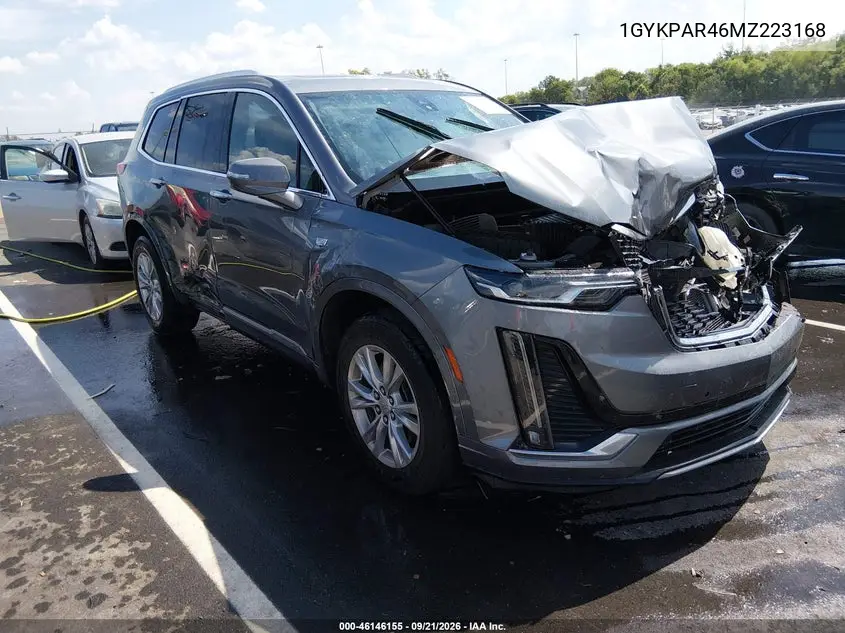 CADILLAC XT6 2021, VIN 1GYKPAR46MZ223168