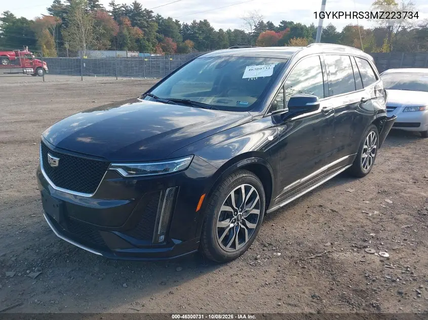 2021 CADILLAC XT6 VIN 1GYKPHRS3MZ223734 — фото 2