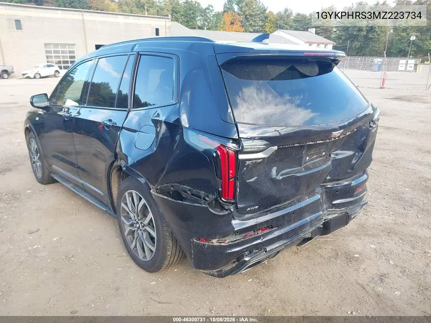 2021 CADILLAC XT6 VIN 1GYKPHRS3MZ223734 — фото 3