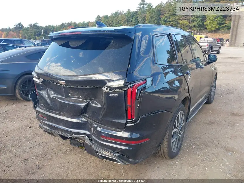 2021 CADILLAC XT6 VIN 1GYKPHRS3MZ223734 — фото 4