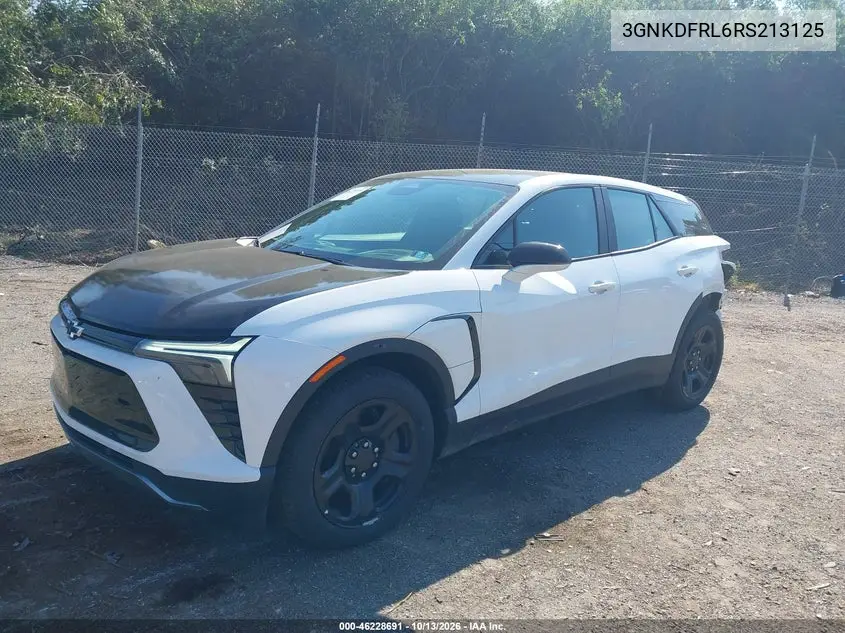 2024 CHEVROLET BLAZER VIN 3GNKDFRL6RS213125 — фото 2