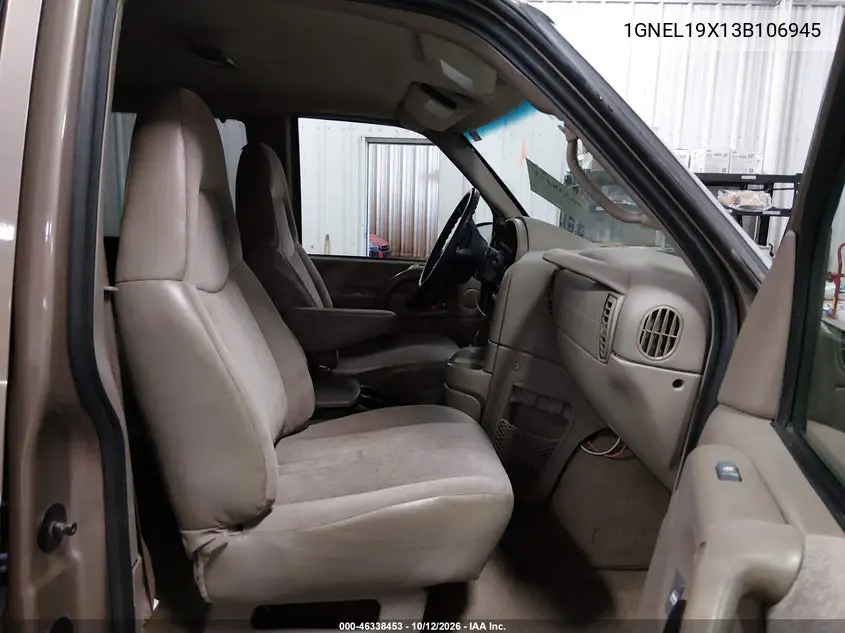 2003 CHEVROLET ASTRO VIN 1GNEL19X13B106945 — фото 5