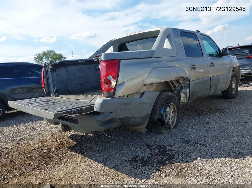 2002 CHEVROLET AVALANCHE VIN 3GNEC13T72G129545 — фото 4