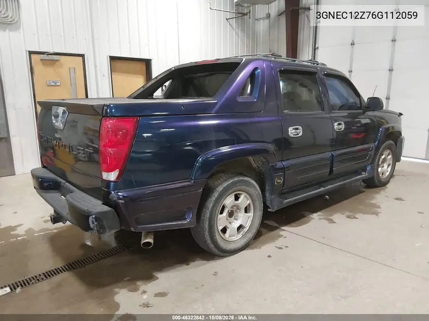 2006 CHEVROLET AVALANCHE VIN 3GNEC12Z76G112059 — фото 4