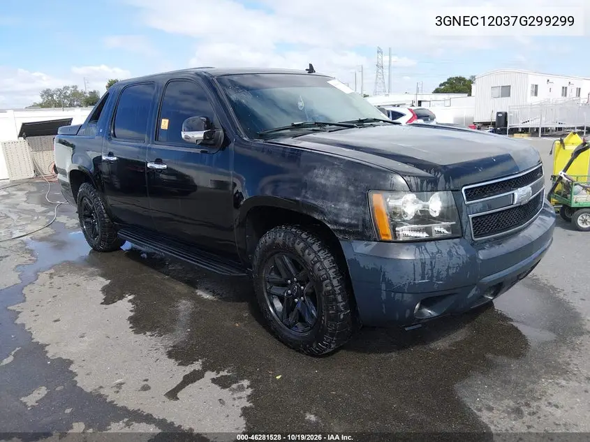 CHEVROLET AVALANCHE 2007, VIN 3GNEC12037G299299