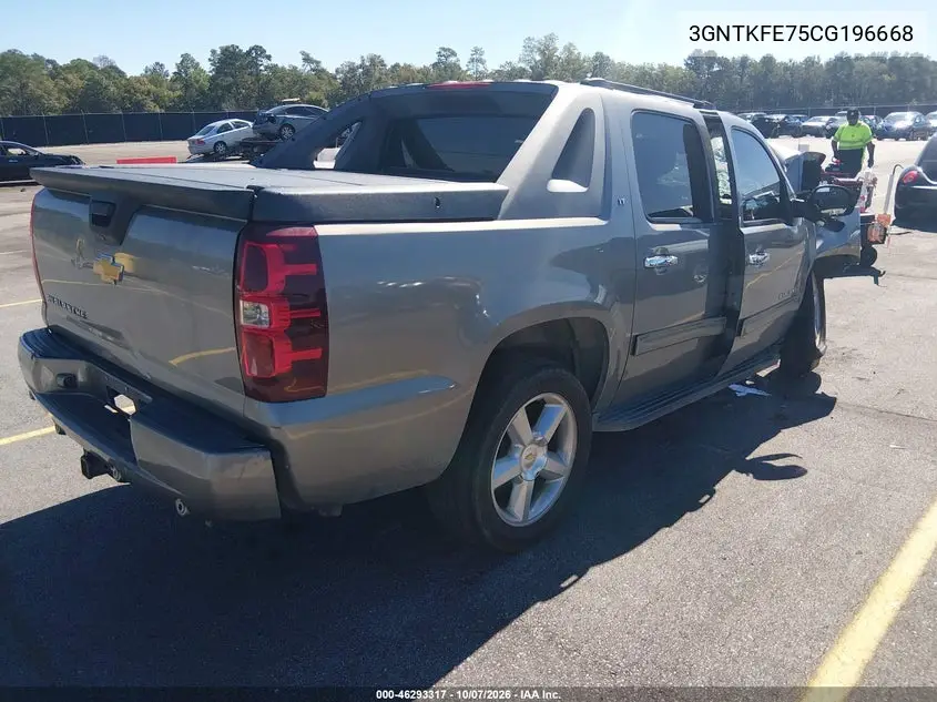 2012 CHEVROLET AVALANCHE VIN 3GNTKFE75CG196668 — фото 4