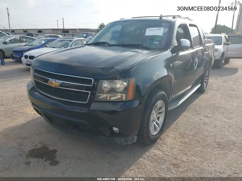 2013 CHEVROLET AVALANCHE VIN 3GNMCEE08DG234569 — фото 2