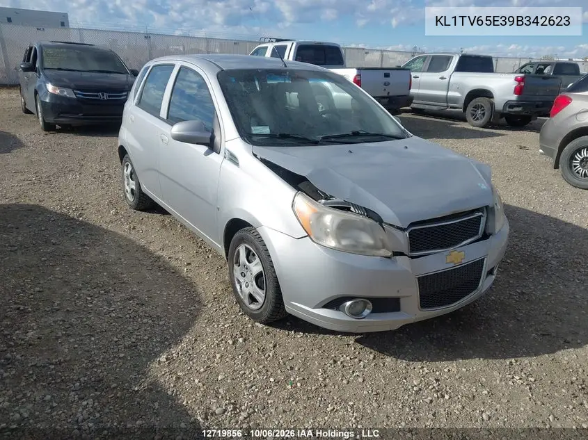 CHEVROLET AVEO 2009, VIN KL1TV65E39B342623