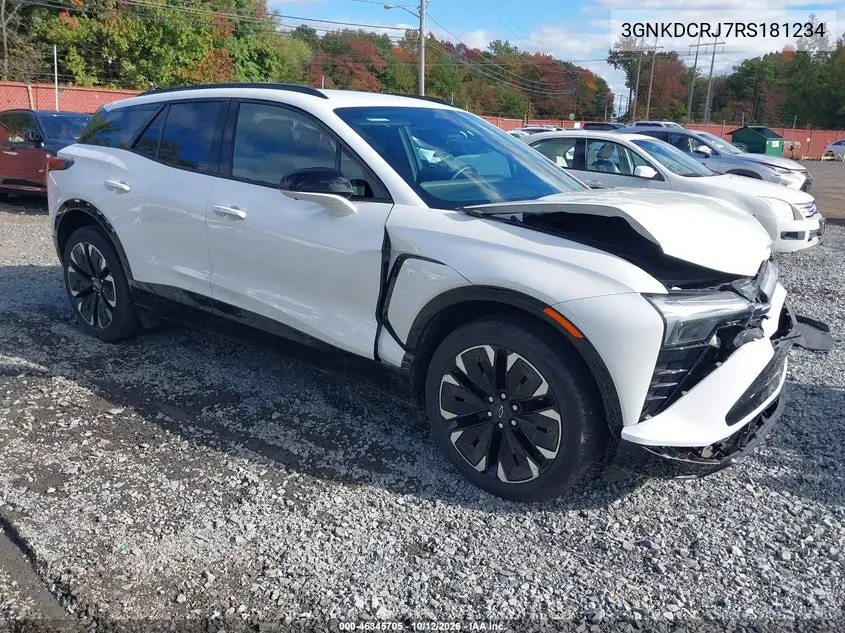CHEVROLET BLAZER EV 2024, VIN 3GNKDCRJ7RS181234