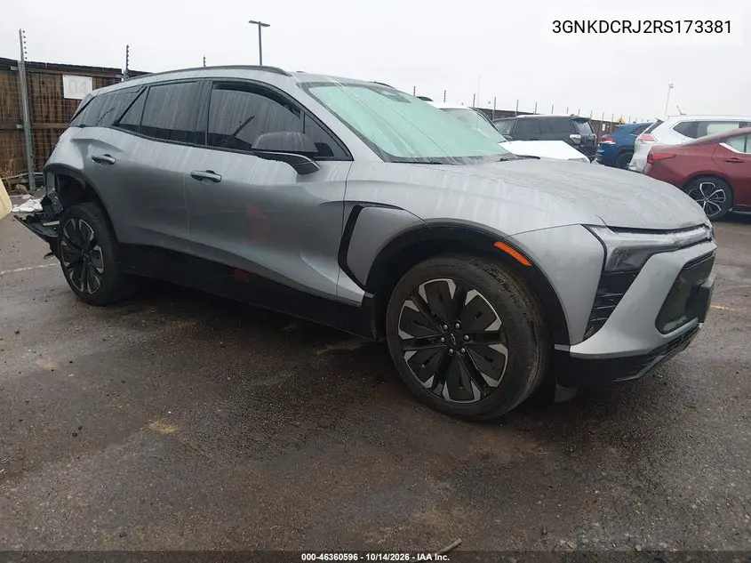 CHEVROLET BLAZER EV 2024, VIN 3GNKDCRJ2RS173381