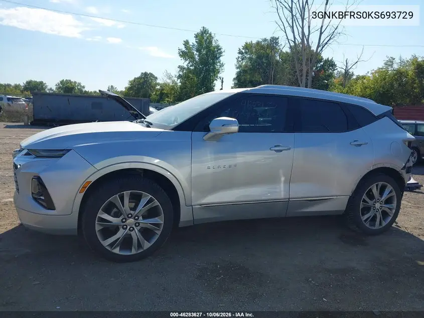 2019 CHEVROLET BLAZER VIN 3GNKBFRS0KS693729 — фото 14
