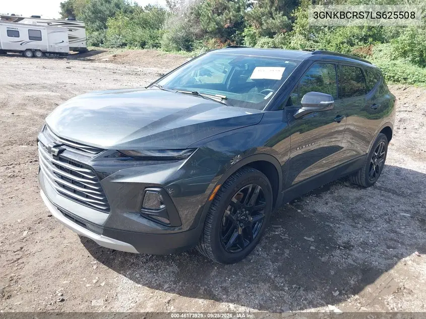 2020 CHEVROLET BLAZER VIN 3GNKBCRS7LS625508 — фото 2