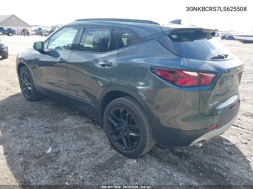 2020 CHEVROLET BLAZER VIN 3GNKBCRS7LS625508 — фото 3