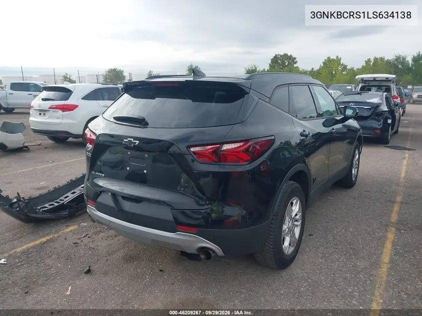 2020 CHEVROLET BLAZER VIN 3GNKBCRS1LS634138 — фото 4