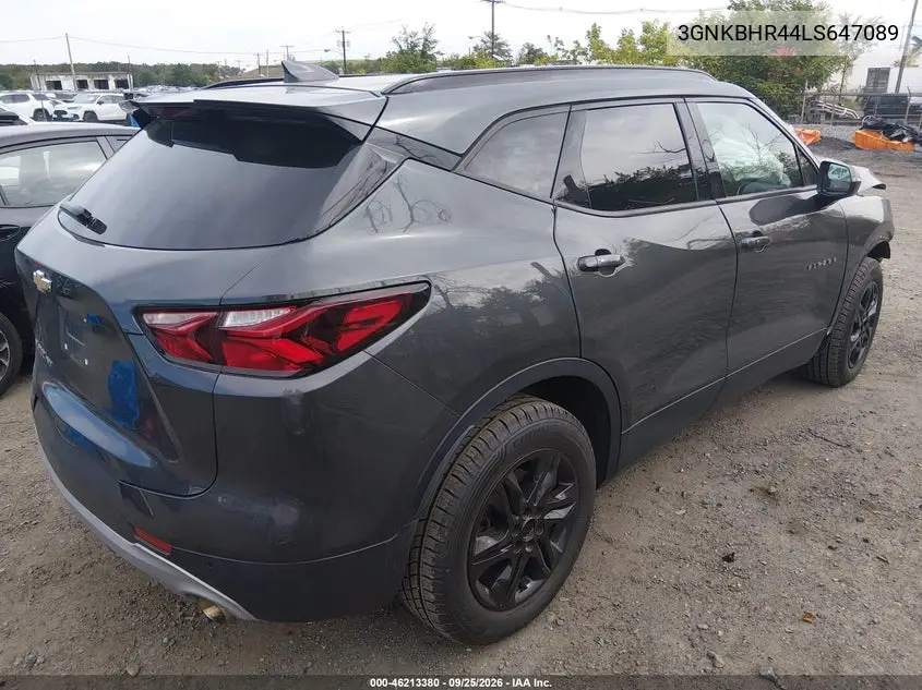 2020 CHEVROLET BLAZER VIN 3GNKBHR44LS647089 — фото 4
