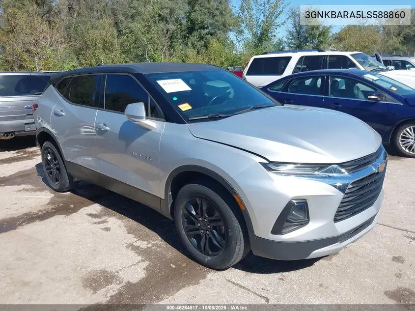 CHEVROLET BLAZER 2020, VIN 3GNKBARA5LS588860