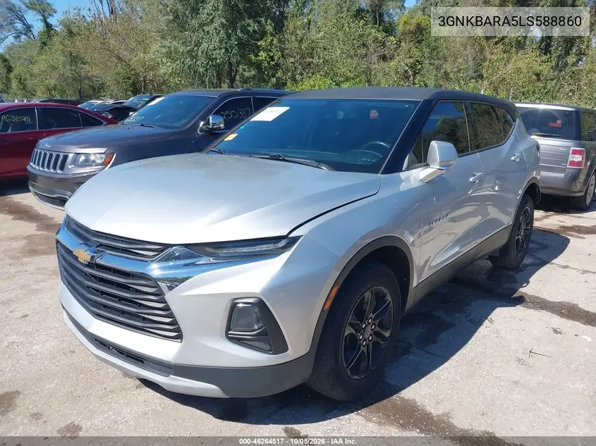 2020 CHEVROLET BLAZER VIN 3GNKBARA5LS588860 — фото 2