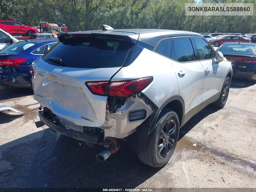 2020 CHEVROLET BLAZER VIN 3GNKBARA5LS588860 — фото 4