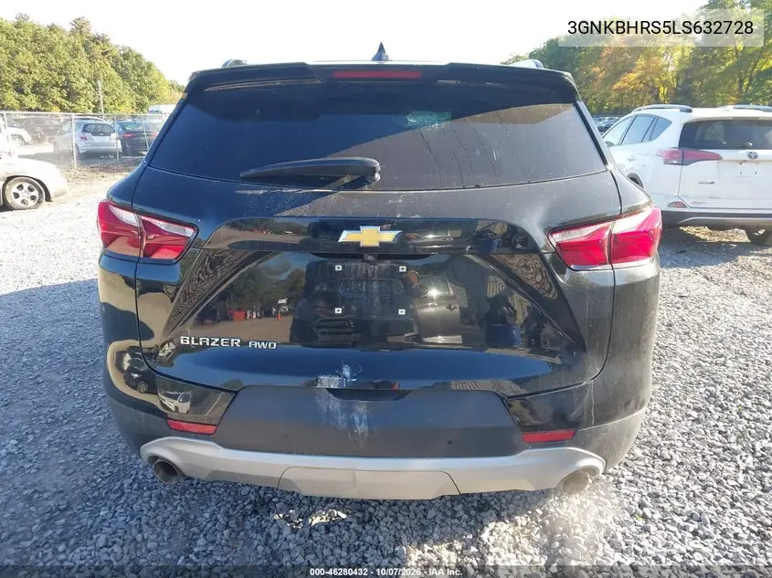 2020 CHEVROLET BLAZER VIN 3GNKBHRS5LS632728 — фото 16